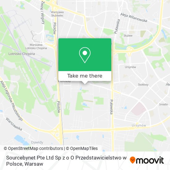 Sourcebynet Pte Ltd Sp z o O Przedstawicielstwo w Polsce map