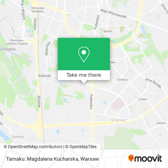 Tamaku. Magdalena Kucharska map