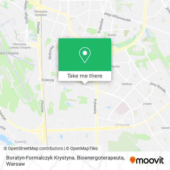 Boratyn-Formalczyk Krystyna. Bioenergoterapeuta map