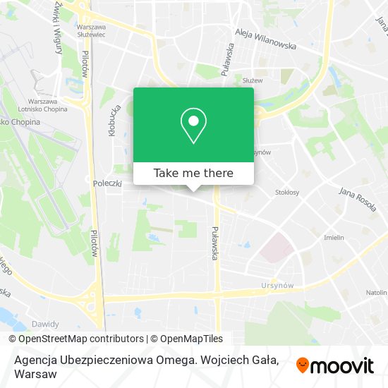 Agencja Ubezpieczeniowa Omega. Wojciech Gała map