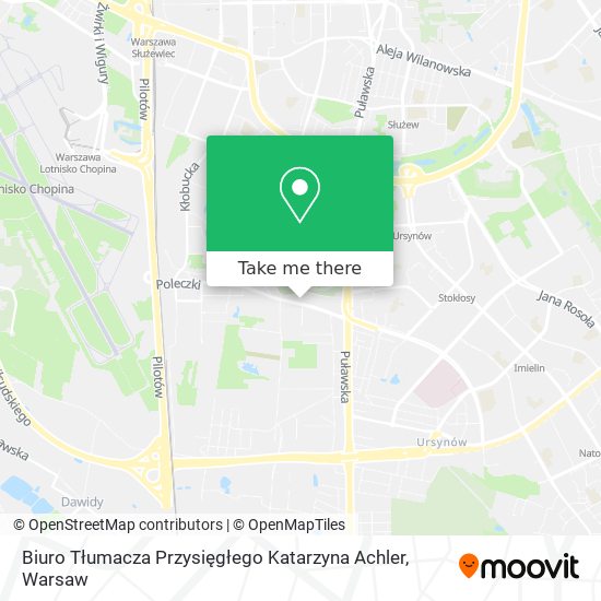 Biuro Tłumacza Przysięgłego Katarzyna Achler map