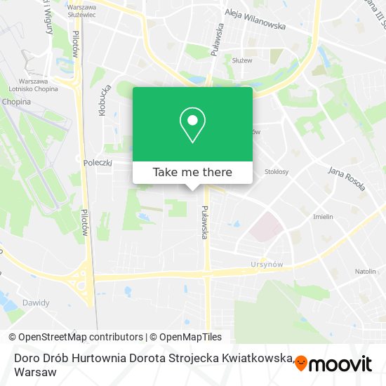 Doro Drób Hurtownia Dorota Strojecka Kwiatkowska map