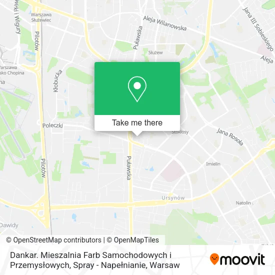 Карта Dankar. Mieszalnia Farb Samochodowych i Przemysłowych, Spray - Napełnianie
