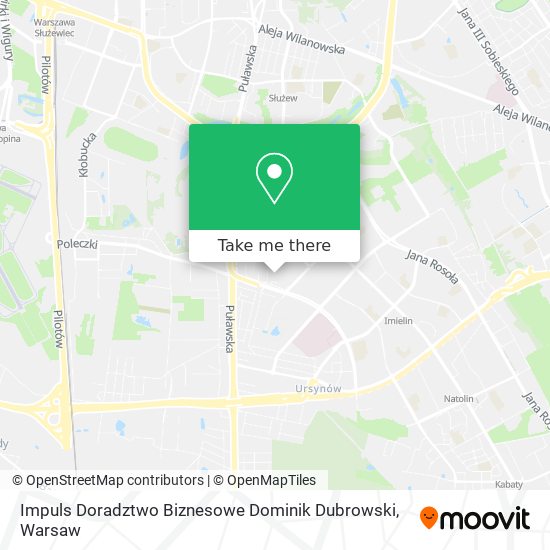 Impuls Doradztwo Biznesowe Dominik Dubrowski map