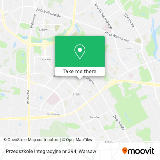 Przedszkole Integracyjne nr 394 map