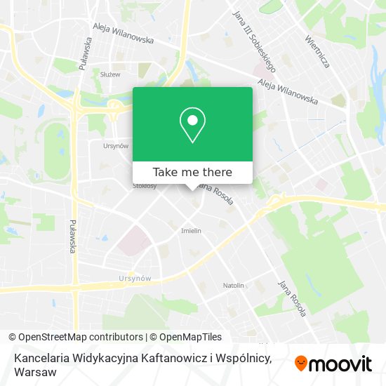 Карта Kancelaria Widykacyjna Kaftanowicz i Wspólnicy