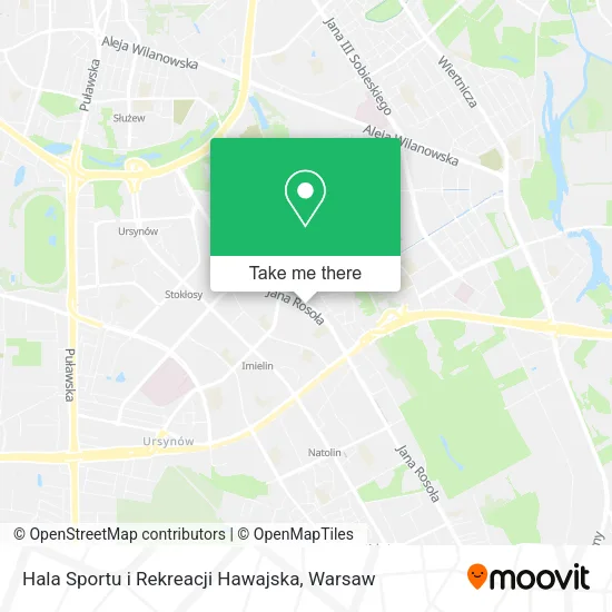 Hala Sportu i Rekreacji Hawajska map