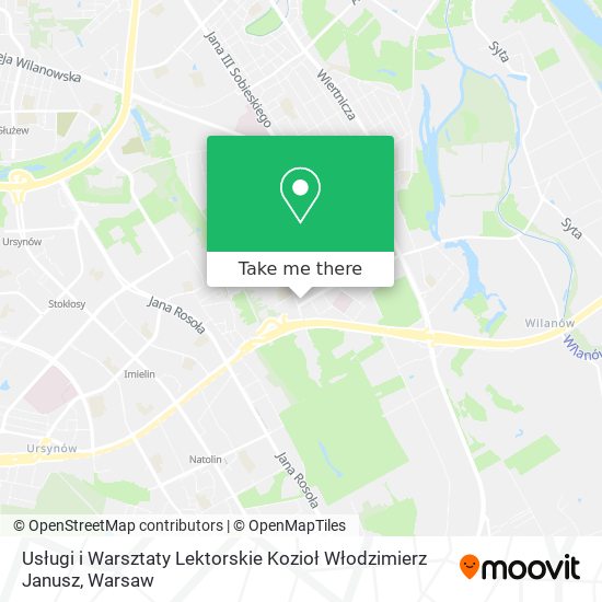 Usługi i Warsztaty Lektorskie Kozioł Włodzimierz Janusz map