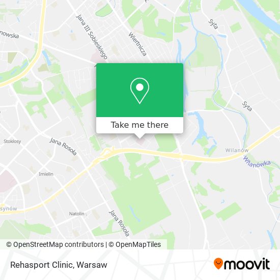 Rehasport Clinic map