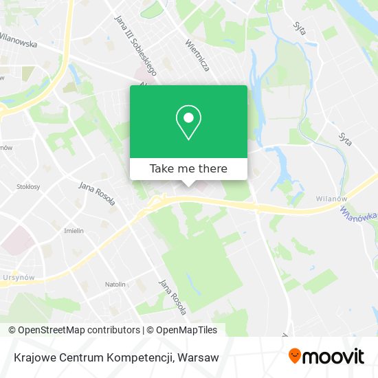 Krajowe Centrum Kompetencji map