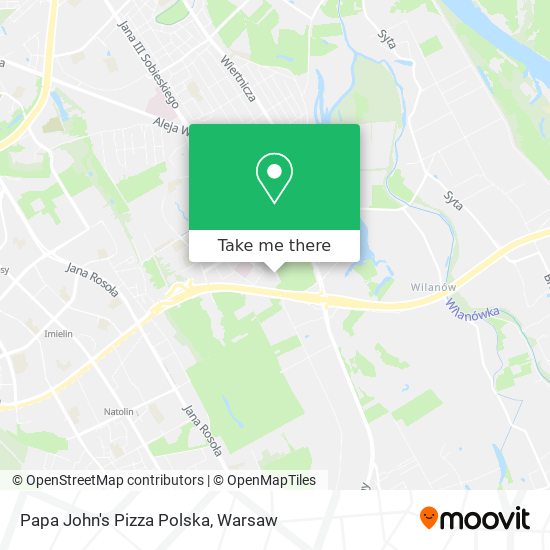 Papa John's Pizza Polska map