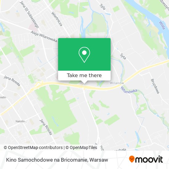 Kino Samochodowe na Bricomanie map