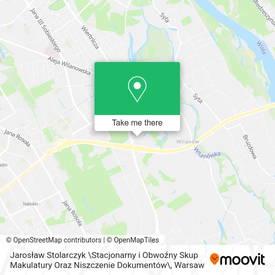Jarosław Stolarczyk \Stacjonarny i Obwoźny Skup Makulatury Oraz Niszczenie Dokumentów\ map