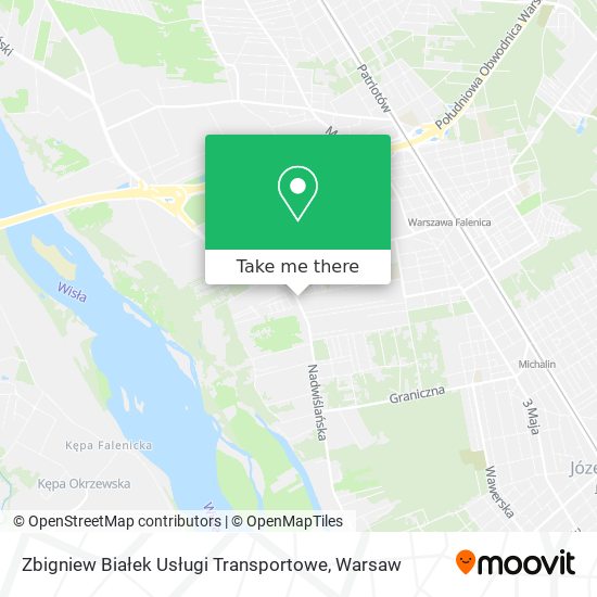 Zbigniew Białek Usługi Transportowe map