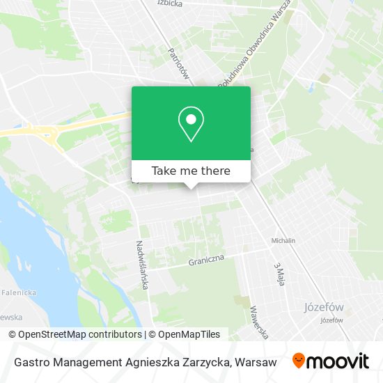 Gastro Management Agnieszka Zarzycka map