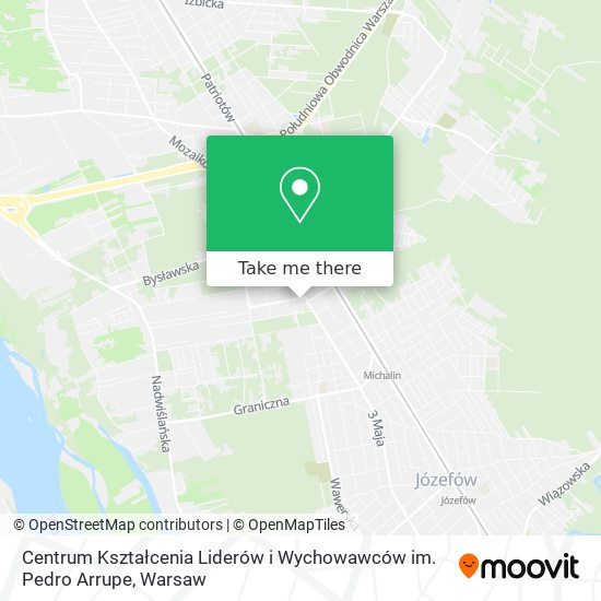 Centrum Kształcenia Liderów i Wychowawców im. Pedro Arrupe map