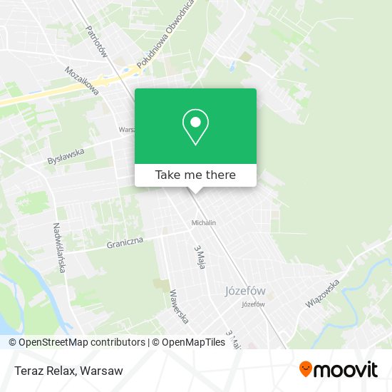 Teraz Relax map