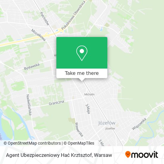 Agent Ubezpieczeniowy Hać Krztsztof map