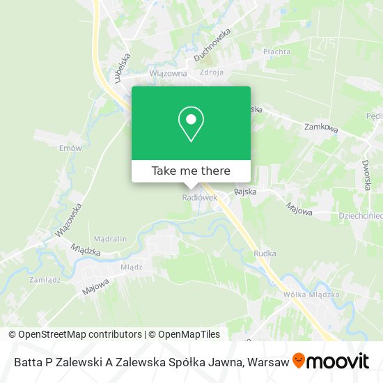 Batta P Zalewski A Zalewska Spółka Jawna map