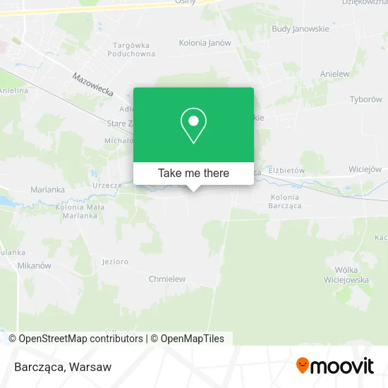 Barcząca map