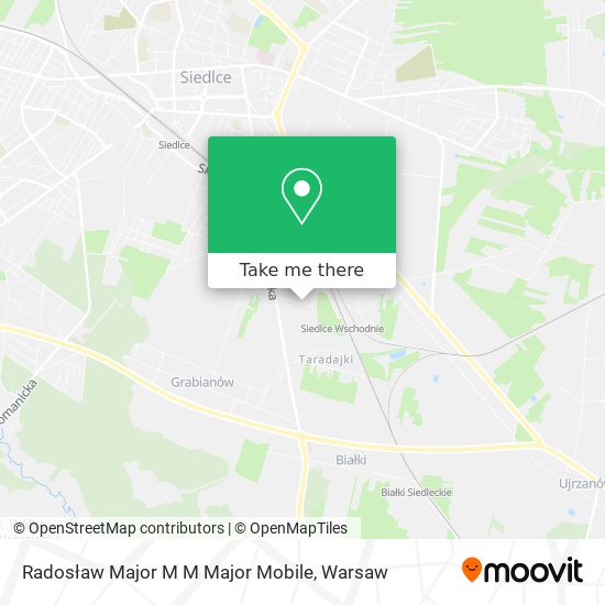 Radosław Major M M Major Mobile map