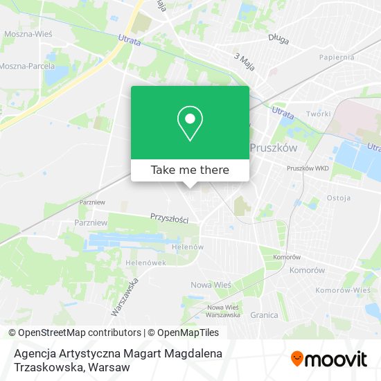 Agencja Artystyczna Magart Magdalena Trzaskowska map