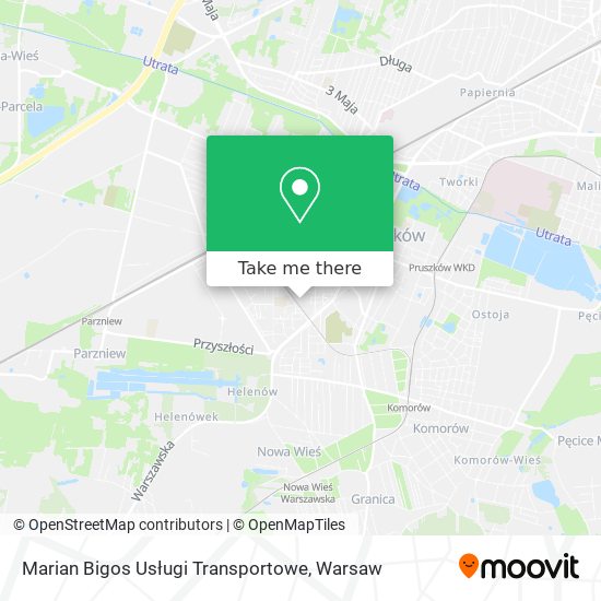 Marian Bigos Usługi Transportowe map