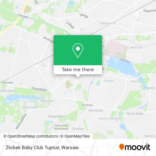 Żłobek Baby Club Tuptuś map