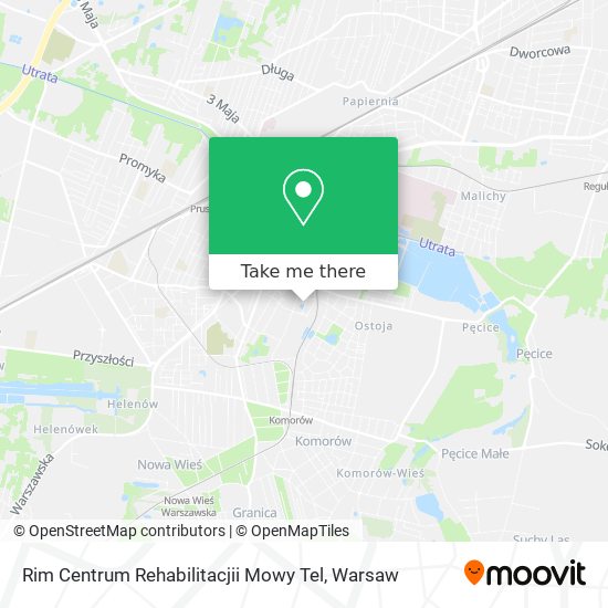 Rim Centrum Rehabilitacjii Mowy Tel map