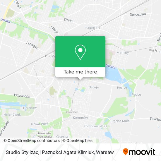 Studio Stylizacji Paznokci Agata Klimiuk map