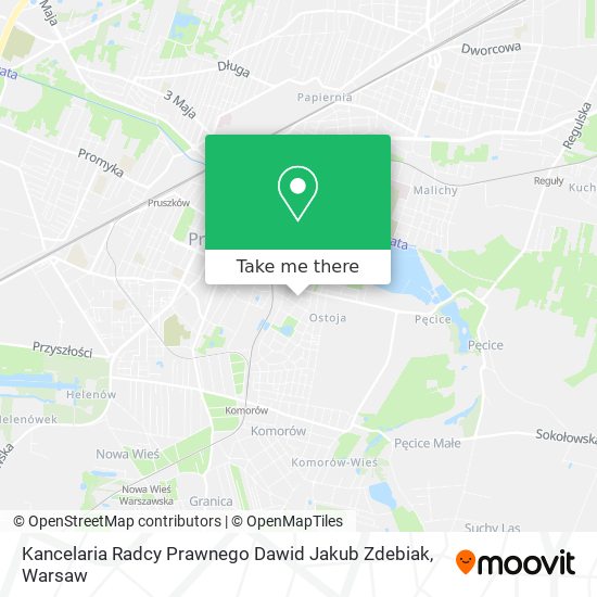 Kancelaria Radcy Prawnego Dawid Jakub Zdebiak map