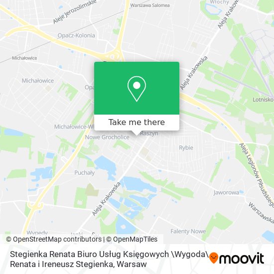 Stegienka Renata Biuro Usług Księgowych \Wygoda\ Renata i Ireneusz Stegienka map