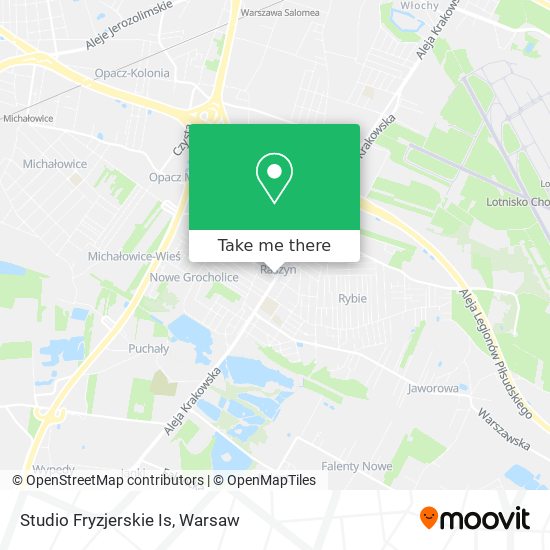 Studio Fryzjerskie Is map