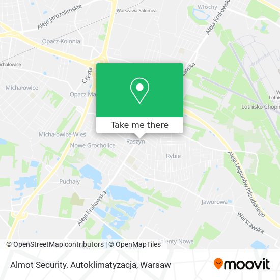 Almot Security. Autoklimatyzacja map