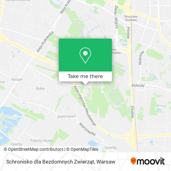 Schronisko dla Bezdomnych Zwierząt map