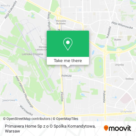 Primavera Home Sp z o O Spólka Komandytowa map