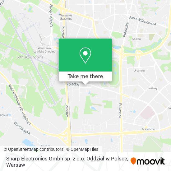 Sharp Electronics Gmbh sp. z o.o. Oddział w Polsce map