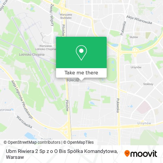 Ubm Riwiera 2 Sp z o O Bis Spółka Komandytowa map