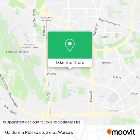 Карта Galderma Polska sp. z o.o.