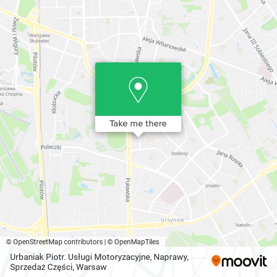 Urbaniak Piotr. Usługi Motoryzacyjne, Naprawy, Sprzedaż Części map