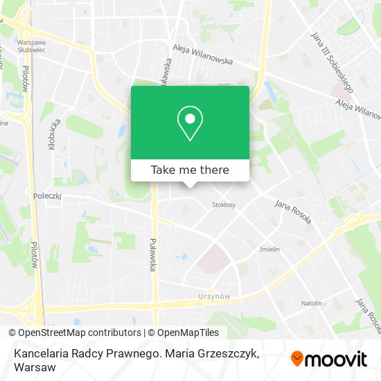 Kancelaria Radcy Prawnego. Maria Grzeszczyk map