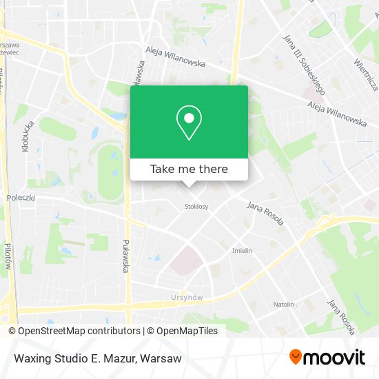 Waxing Studio E. Mazur map