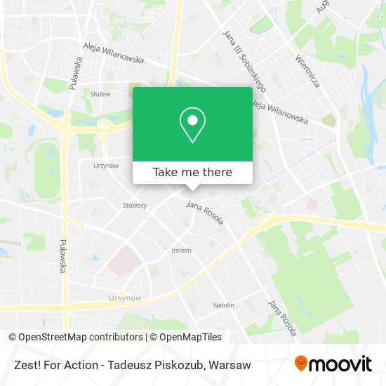 Zest! For Action - Tadeusz Piskozub map