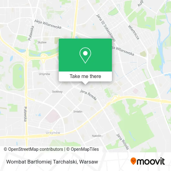Wombat Bartłomiej Tarchalski map