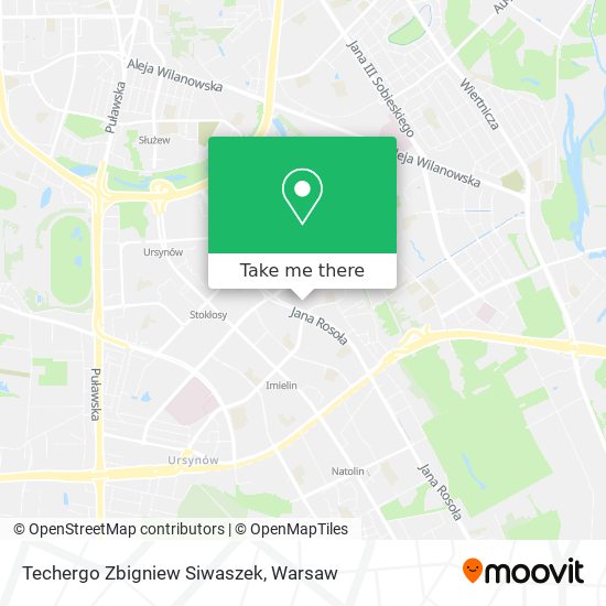 Techergo Zbigniew Siwaszek map