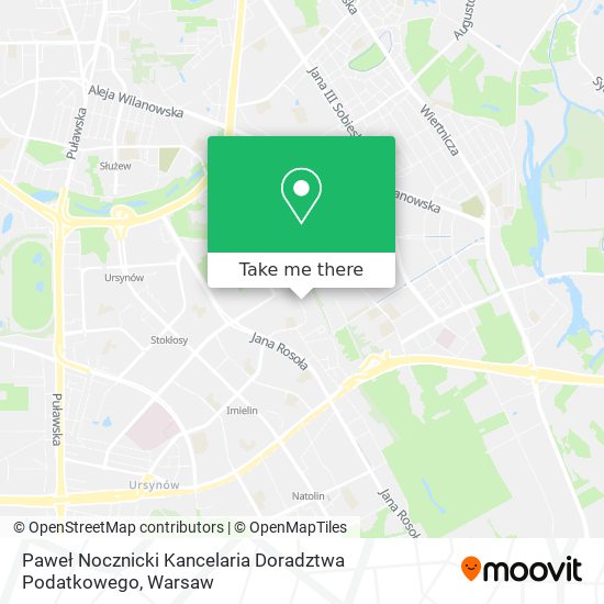 Paweł Nocznicki Kancelaria Doradztwa Podatkowego map