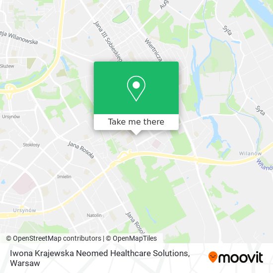 Iwona Krajewska Neomed Healthcare Solutions map