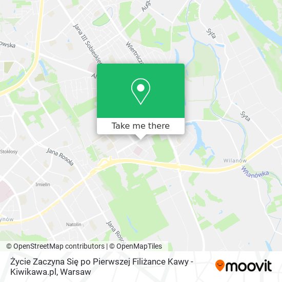 Życie Zaczyna Się po Pierwszej Filiżance Kawy - Kiwikawa.pl map