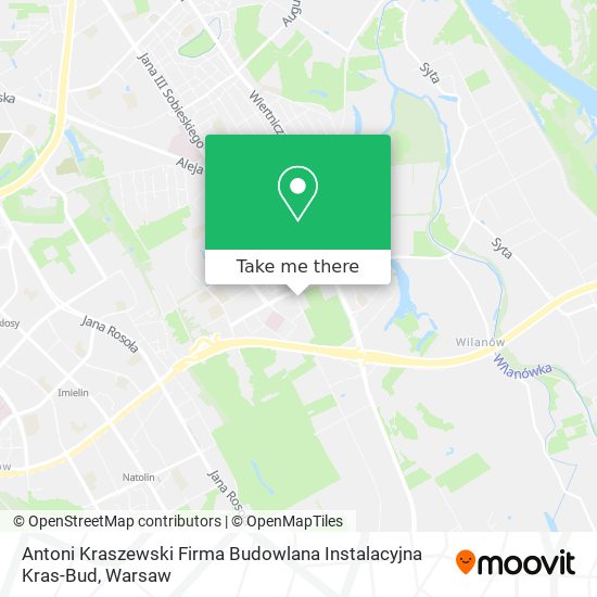 Antoni Kraszewski Firma Budowlana Instalacyjna Kras-Bud map