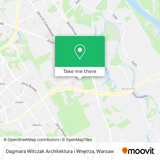 Dagmara Witczak Architektura i Wnętrza map